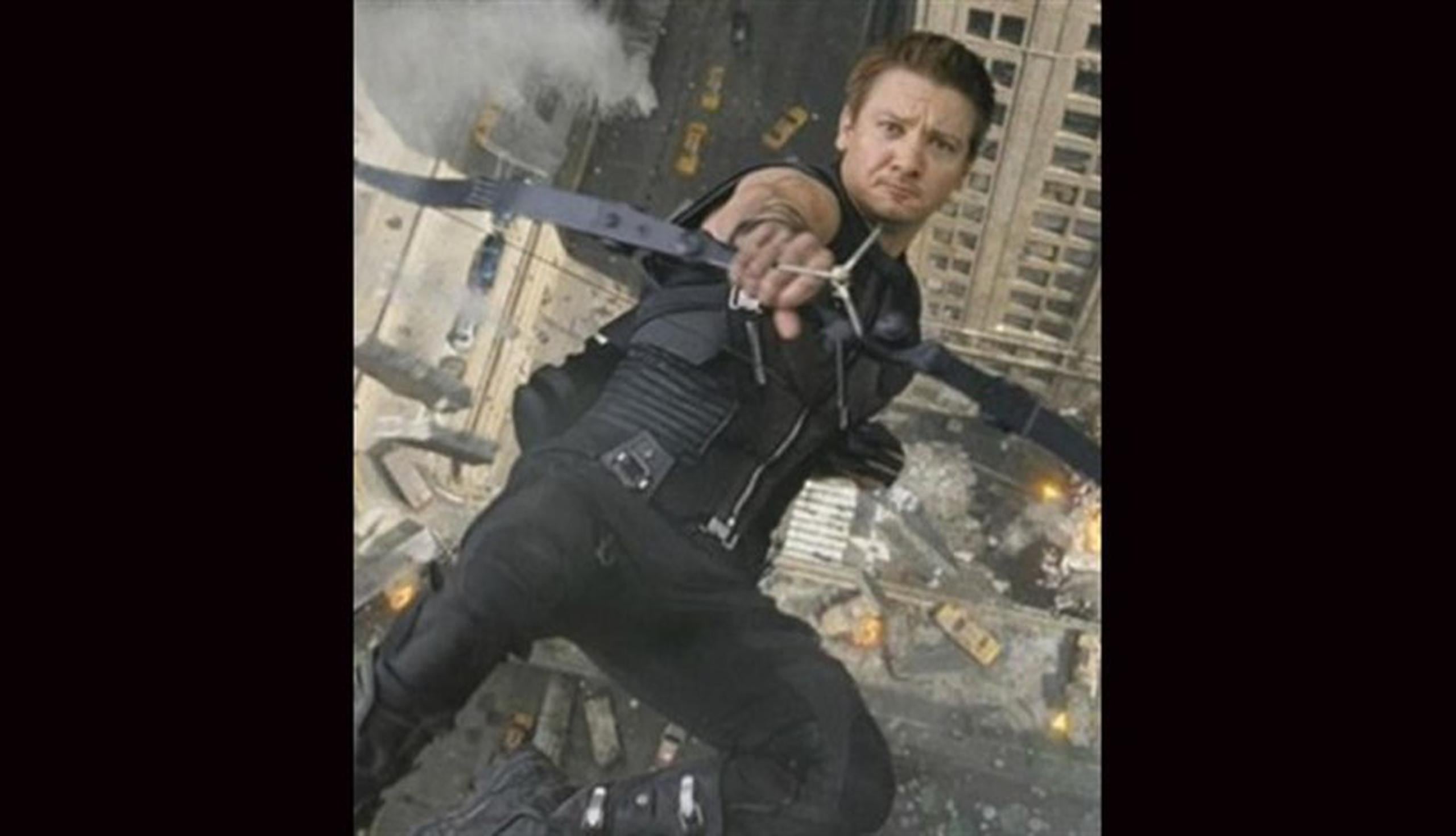 Jeremy Renner, 'Ojo de Halcón', en una escena de "Avengers" (GDA)