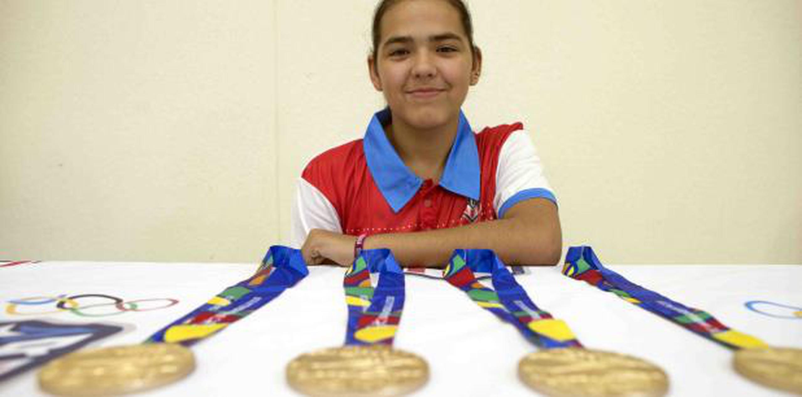 Adriana Díaz ganó cuatro medallas de oro en Barranquilla (Xavier Araujo | xavier.araujo@gfrmedia.com)