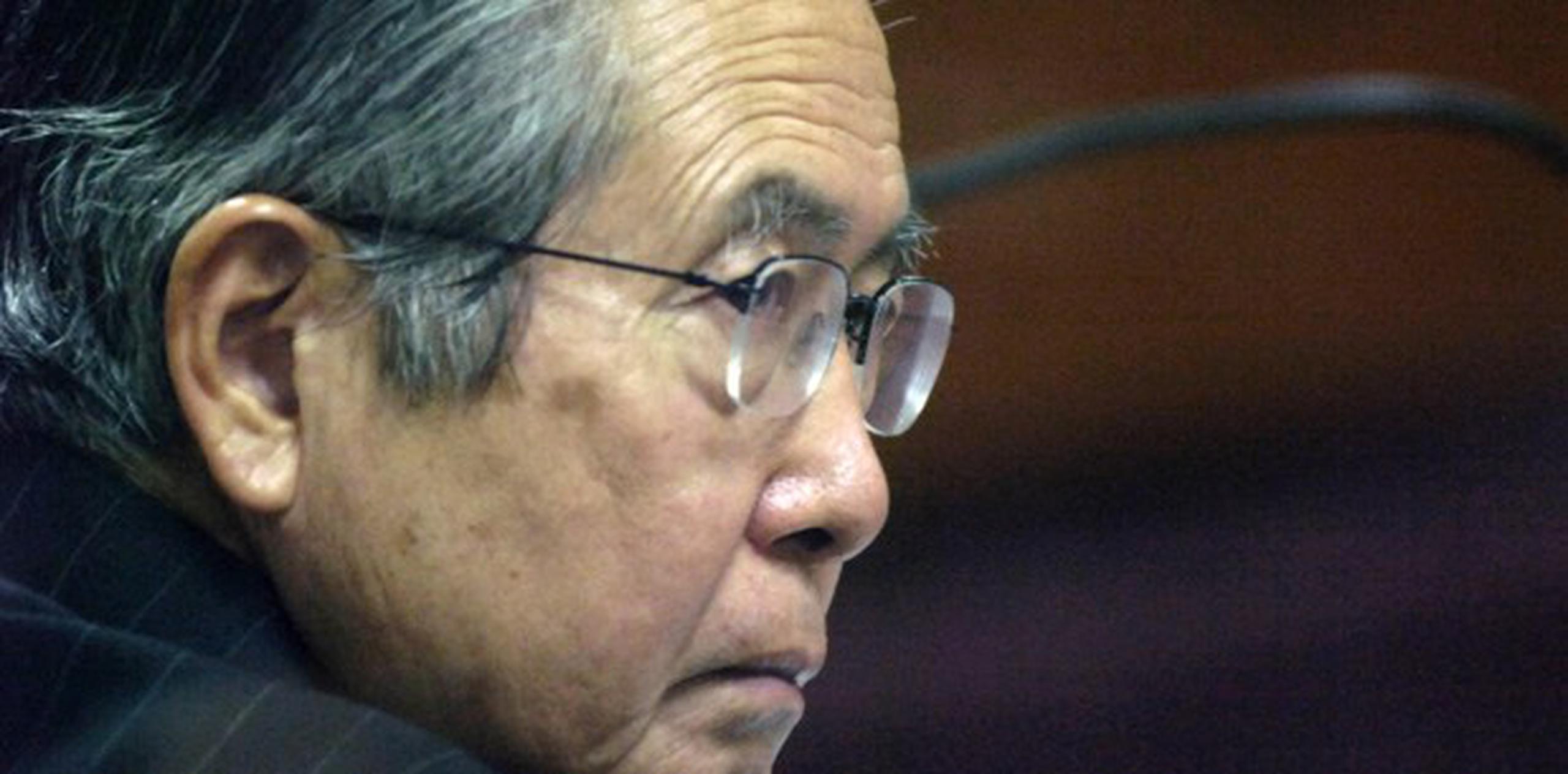 Fujimori cumple una sentencia de 25 años de prisión por la autoría mediata de 25 asesinatos y dos secuestros durante su Gobierno (1990-2000). (Archivo)