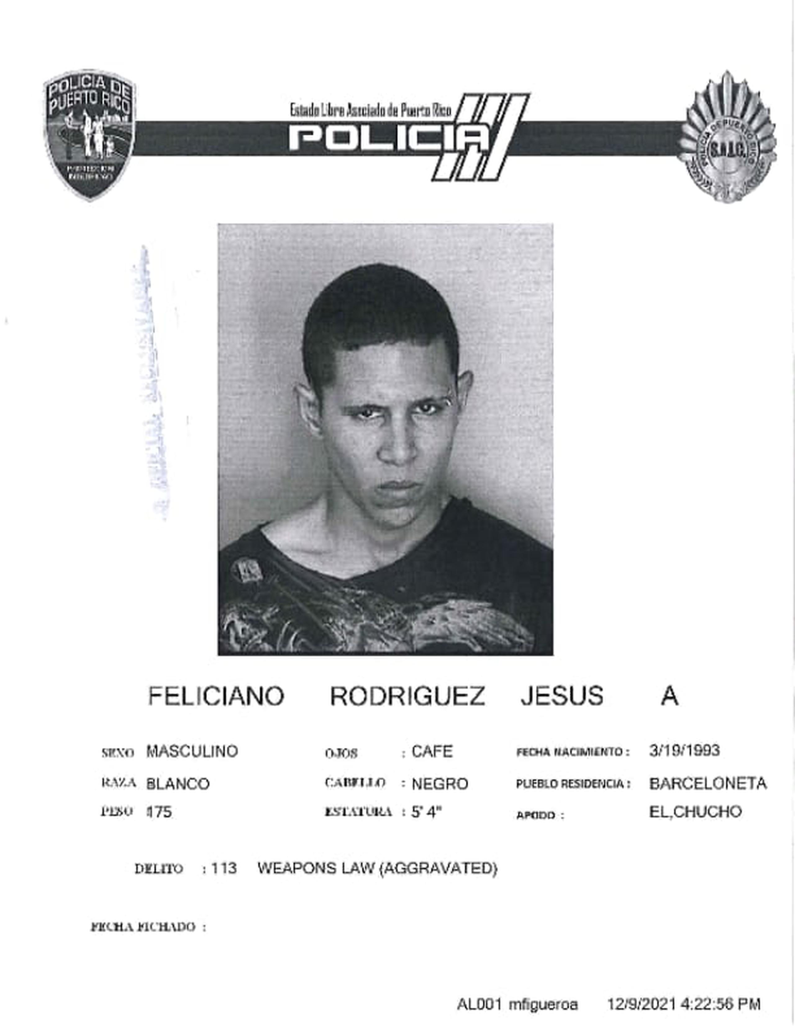 El cadáver calcinado de Jesús Feliciano Rodríguez de 28 años, apodado Chucho, quien era vecino del Barrio Obrero, en Arecibo, fue encontrado en una casa abandonada en Ciales.