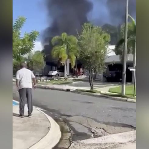 Impactante video tras explosión de residencia en Las Piedras