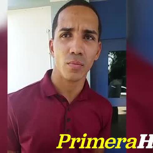 Emmanuel "Manny" Rodríguez a su salida de Vehículos Hurtados