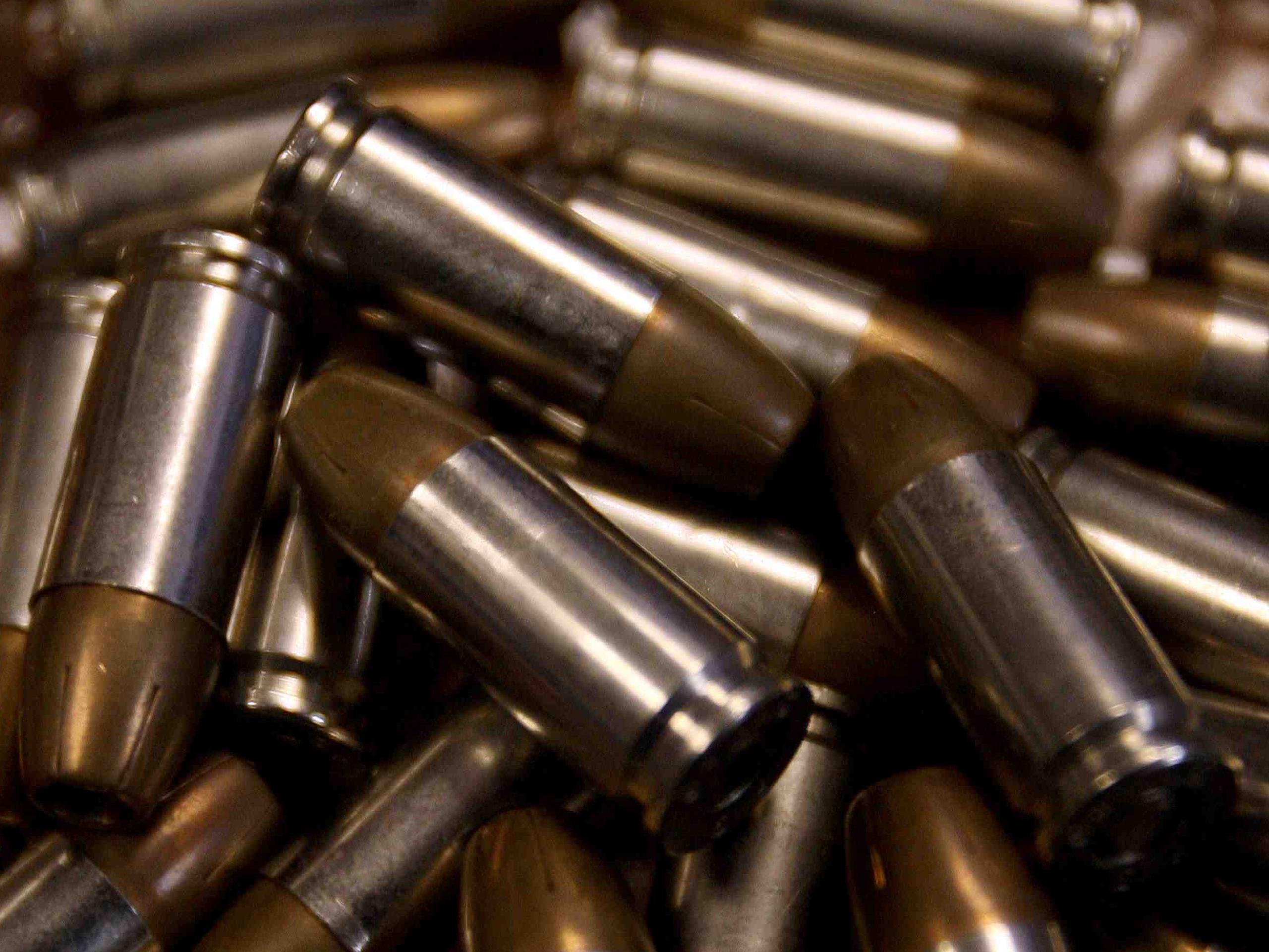 Imagen de archivo de unos casquillos de bala.