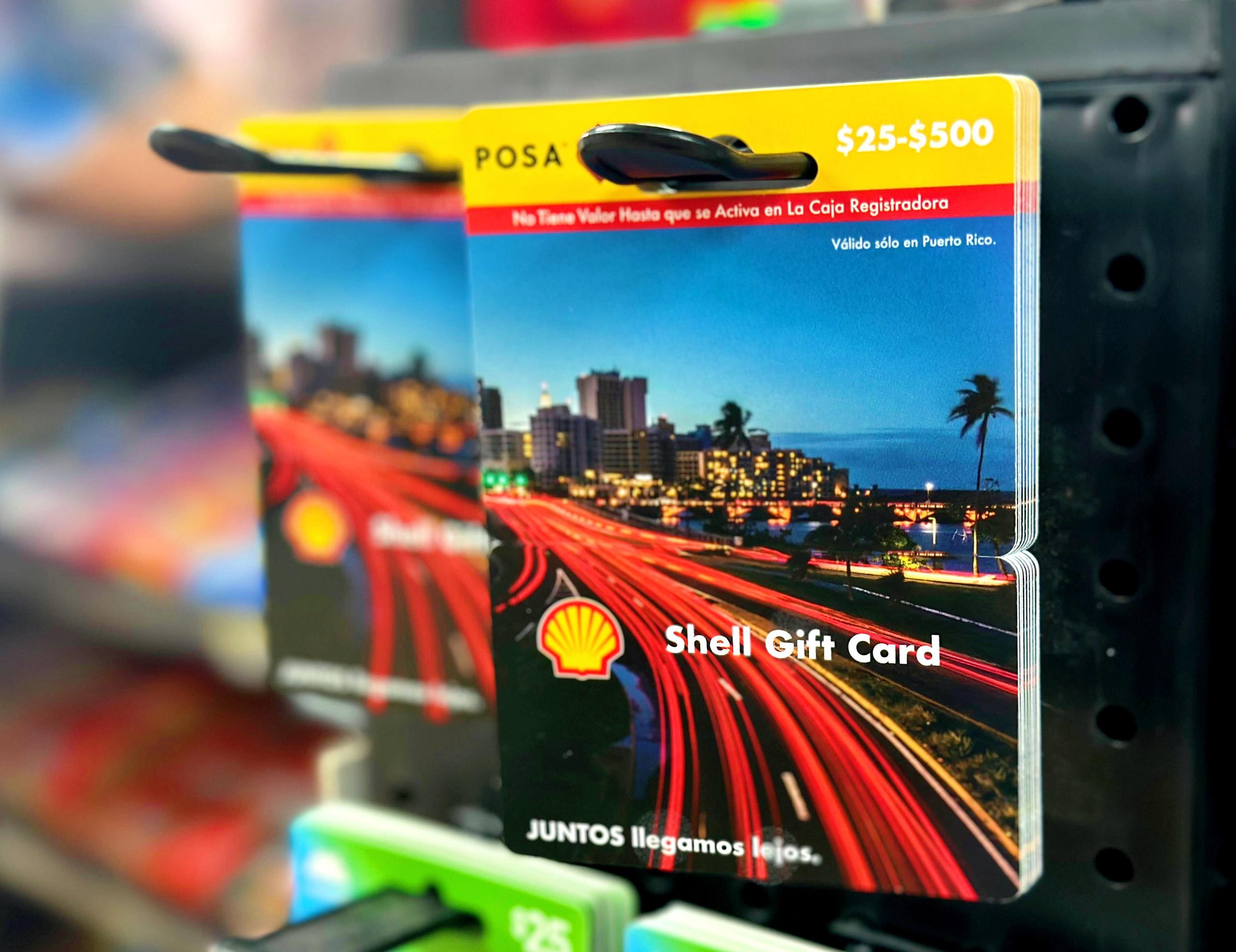 Las tarjetas de regalo Shell son la nueva oferta que ofrece la gasolinera a sus clientes.