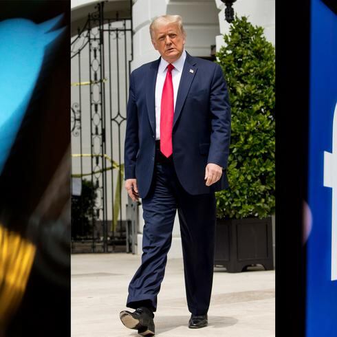 Facebook y Twitter castigan a Donald Trump