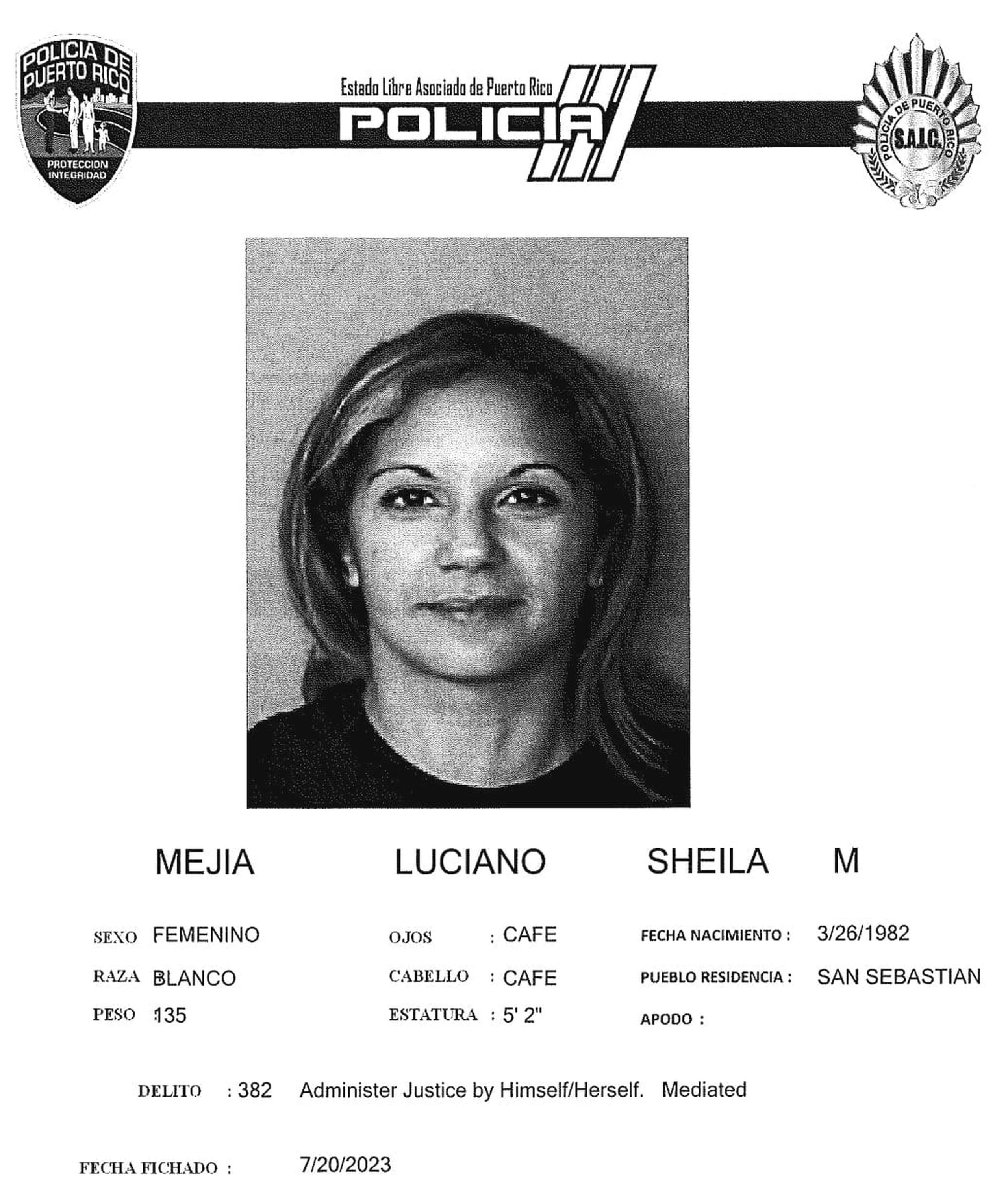 Sheila M. Mejía Luciano enfrenta cargos por incidente durante una manifestación en La Parguera, Lajas.