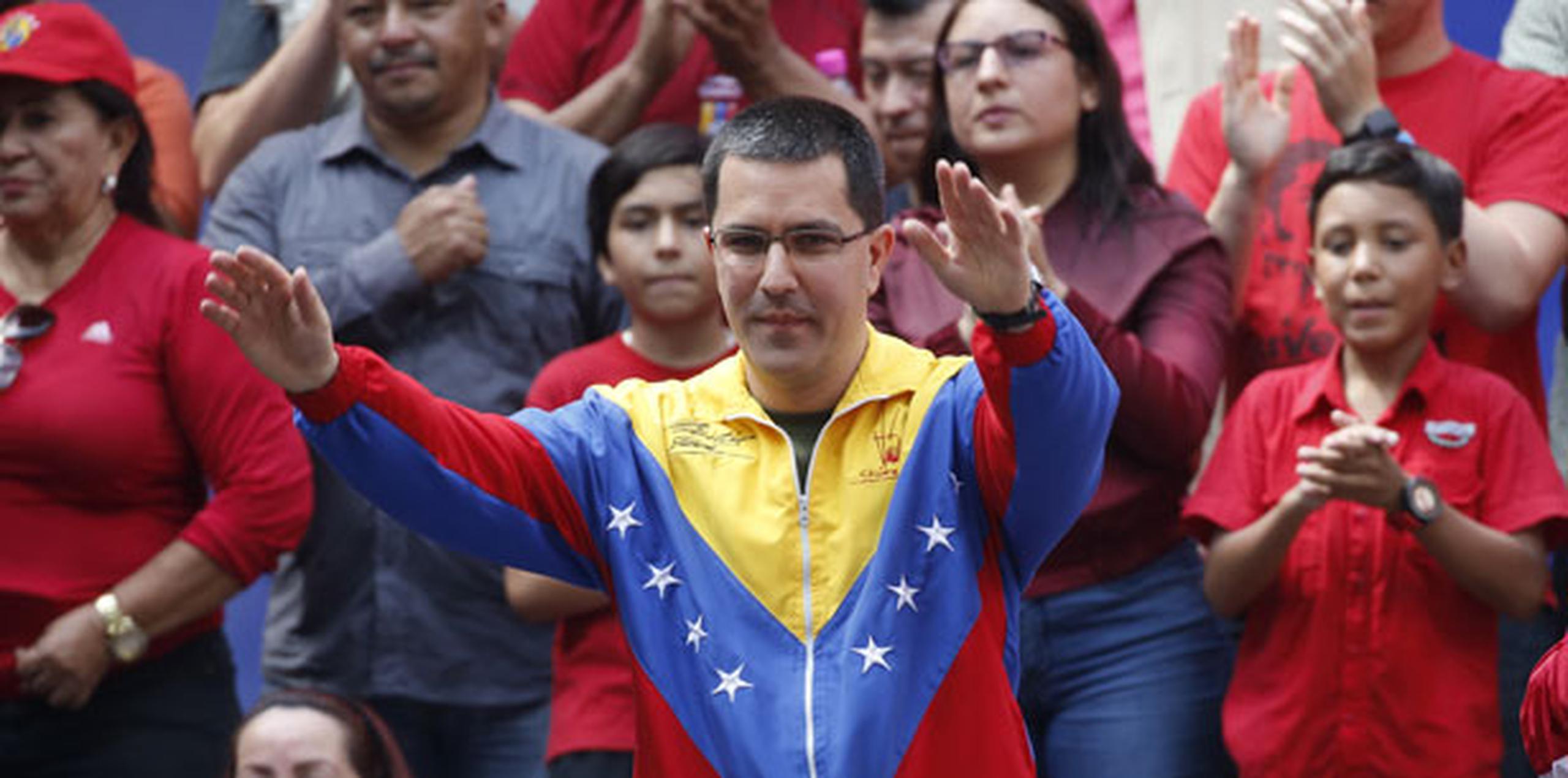 Arreaza es una figura prominente del gobierno de Maduro que ha representado a Venezuela en Naciones Unidas en medio de la profunda crisis política y económica del país sudamericano. (AP)