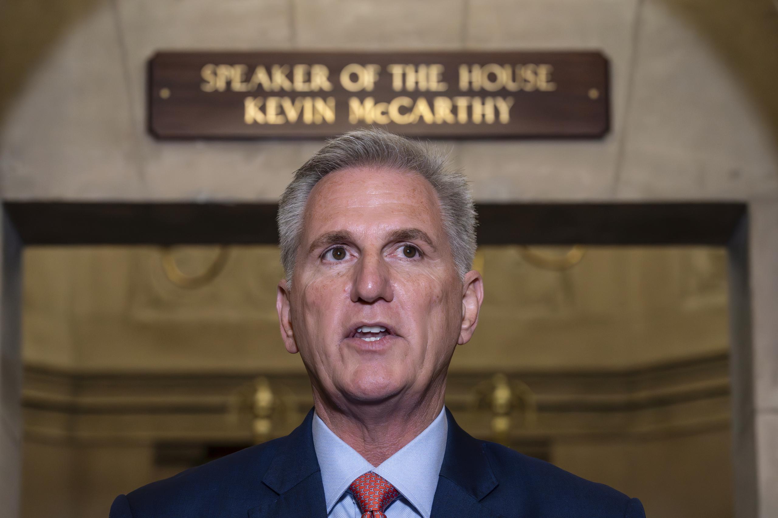 El expresidente de la Cámara de Representantes, el republicano Kevin McCarthy(AP Foto/J. Scott Applewhite)