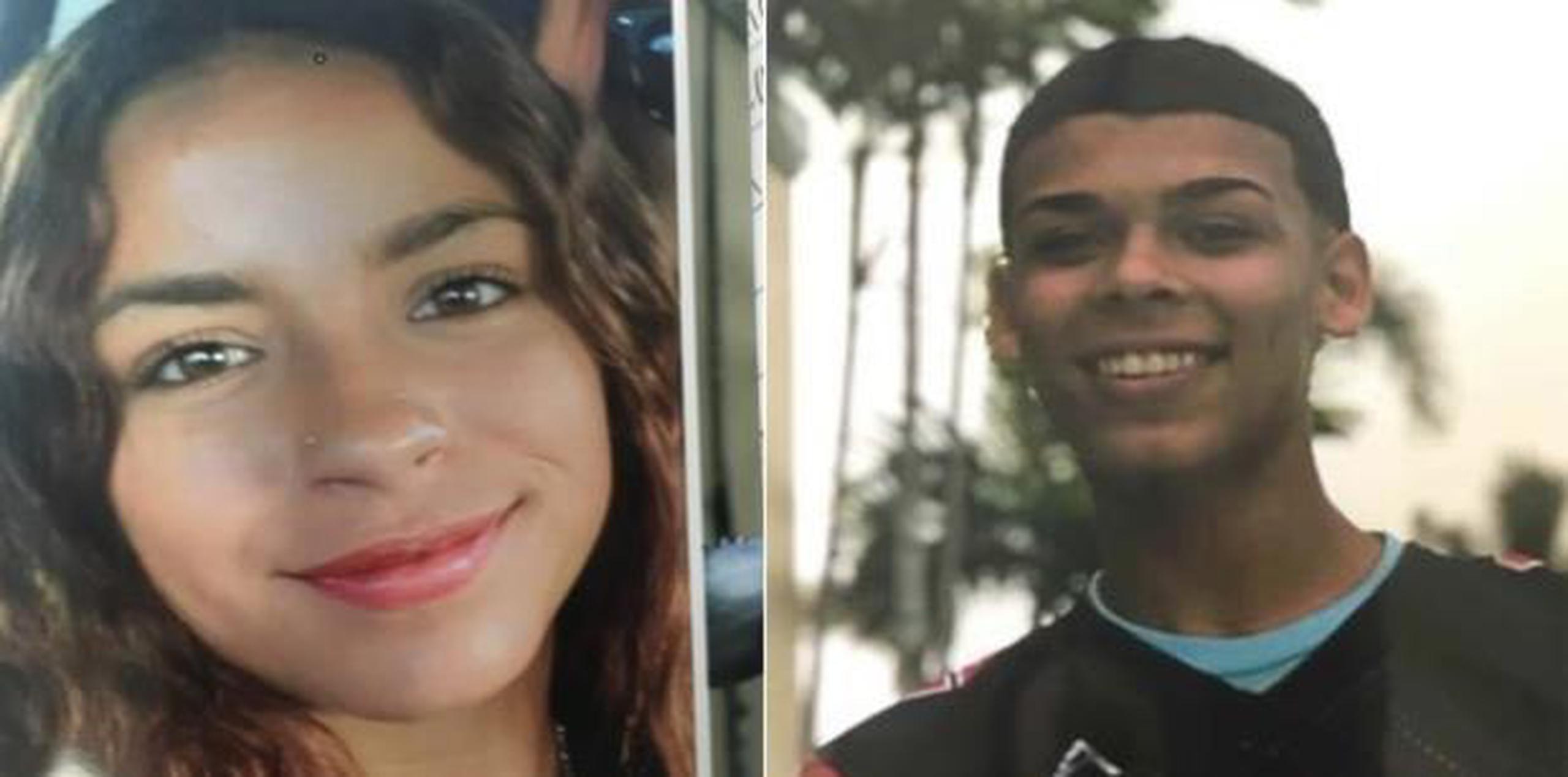 Annelisse Nicole Díaz Pabón, de 15 años, y Gamalier Serrano Ramírez, de 14, huyeron de sus  respectivas casas el viernes en la madrugada.