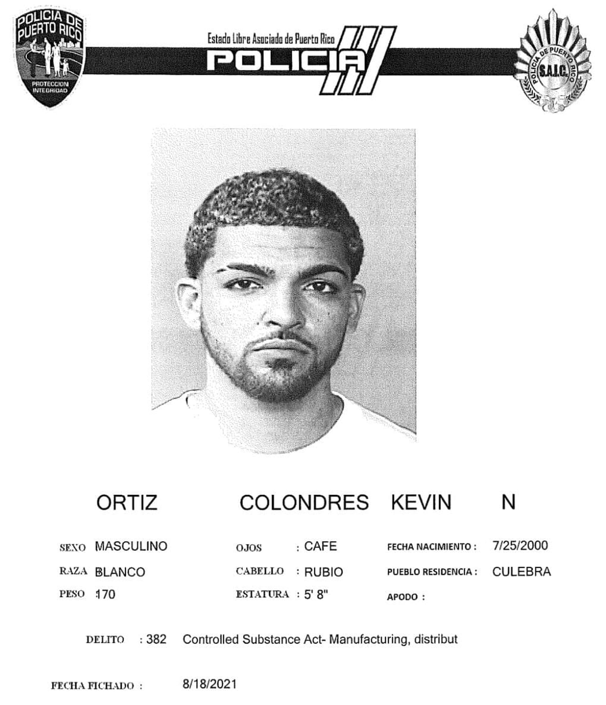 Kevin Noel Ortiz Colondres fue asesinado a balazos en Ceiba.