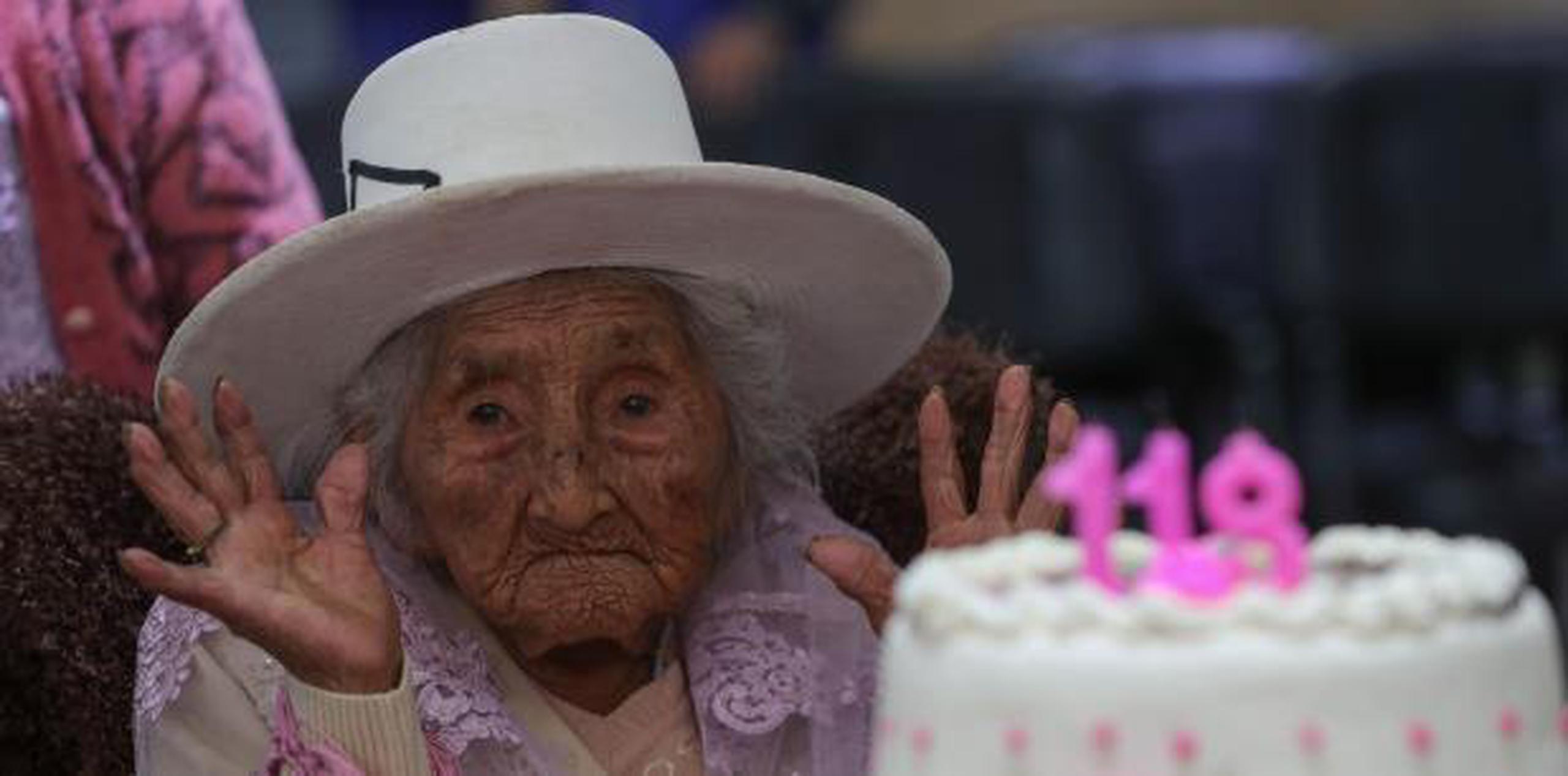 La centenaria boliviana nació el 26 de octubre de 1900 en la localidad de Japo en el norte de Potosí. (EFE)