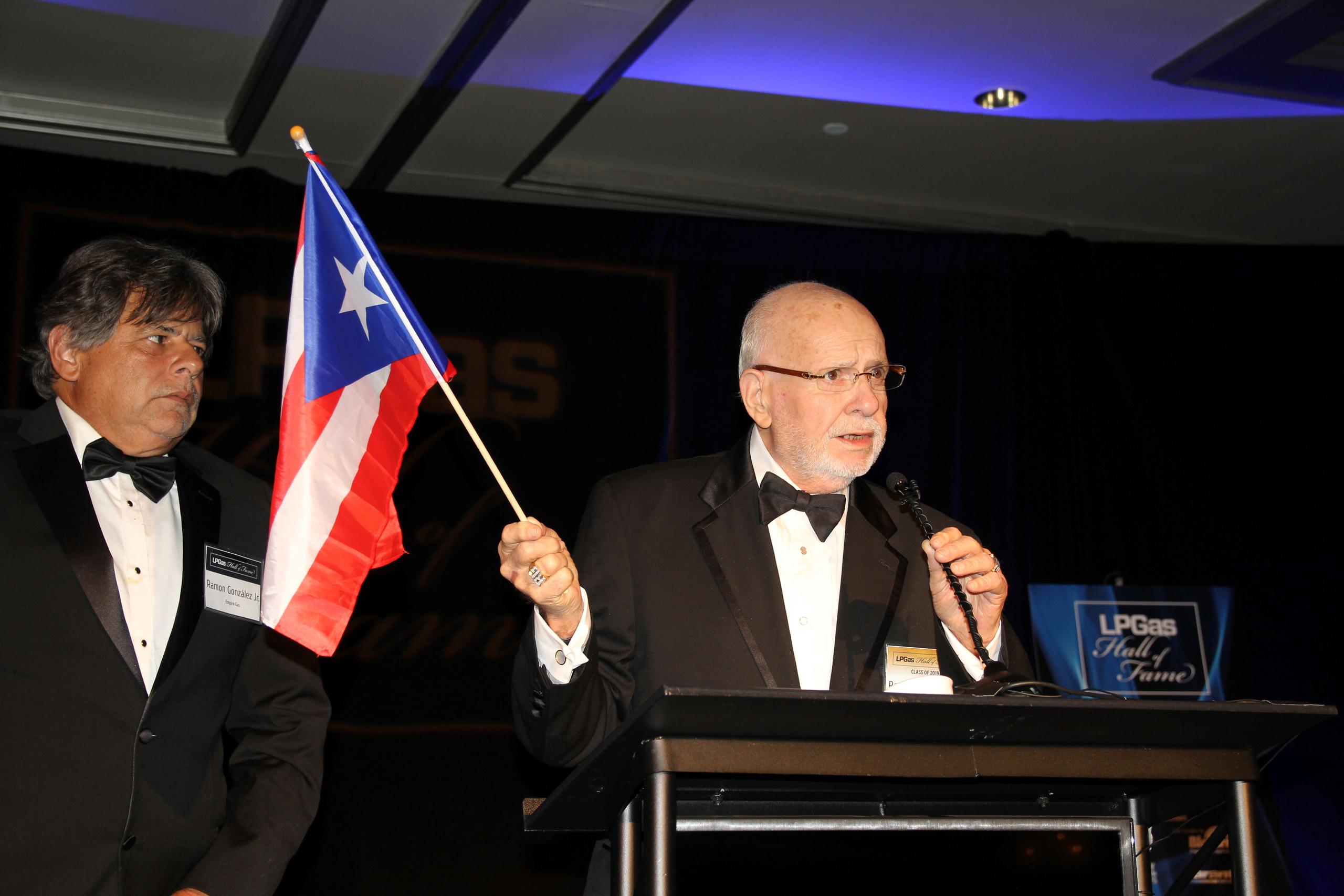 Ramón González Cordero fue el primer puertorriqueño en ser exaltado al Salón de la Fama de la industria del gas propano.