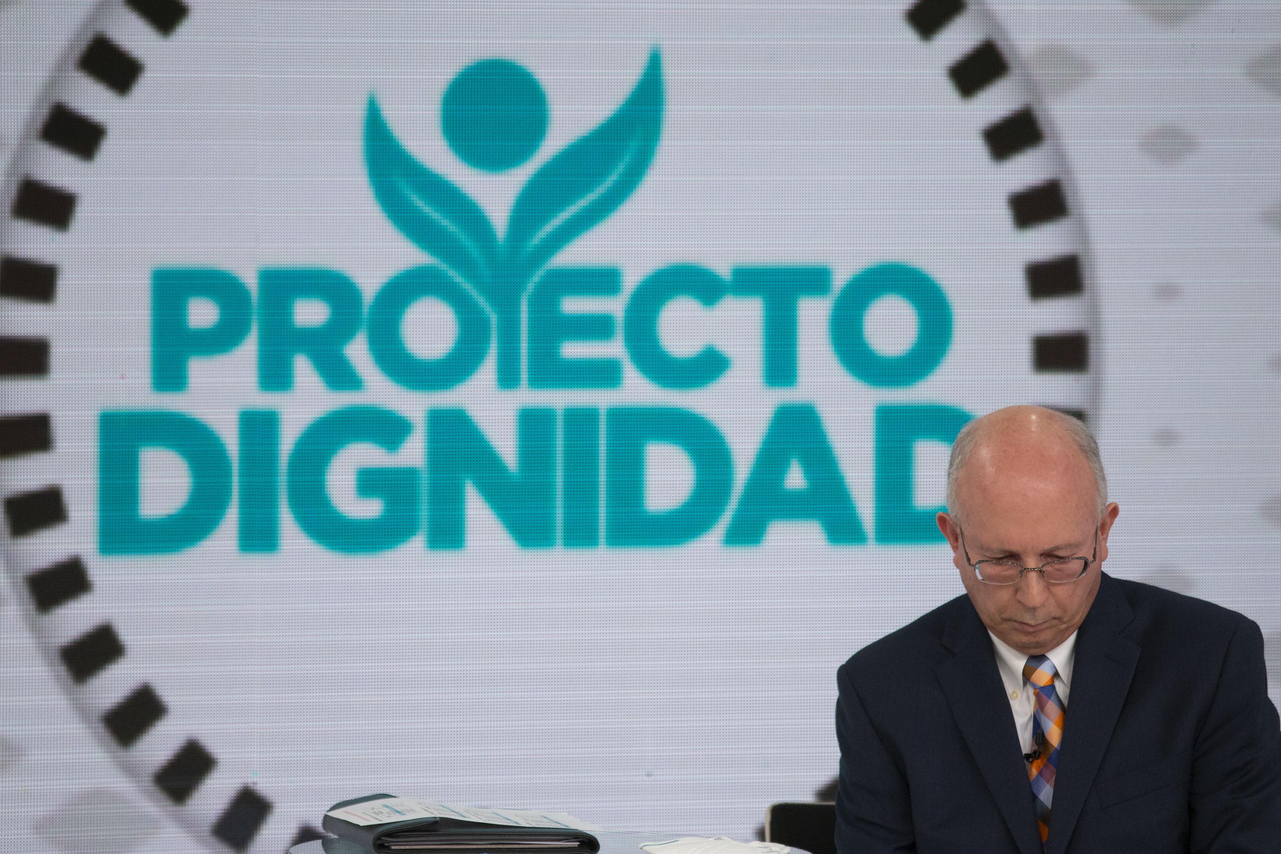 En la foto, César Vázquez, presidente de Proyecto Dignidad.