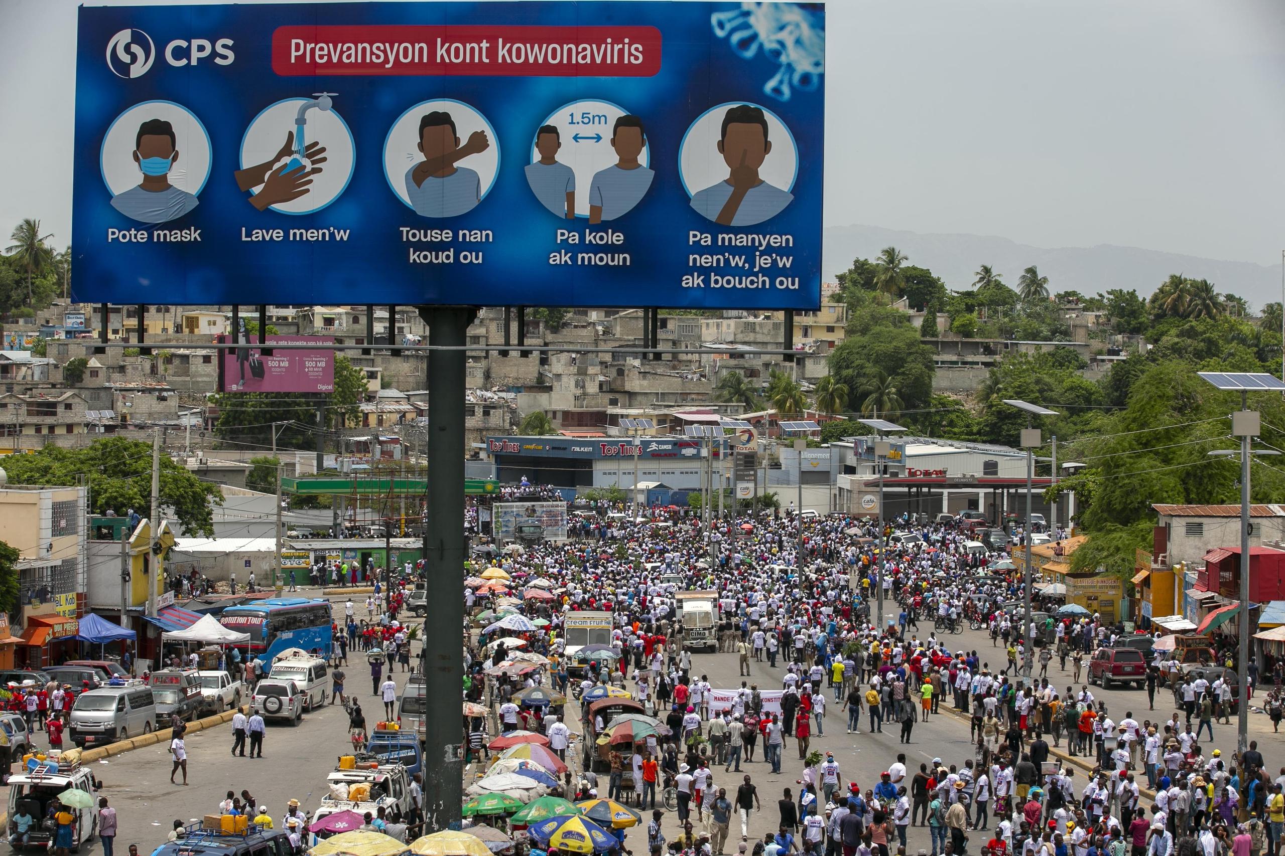 Haití tampoco se apuntó para un programa piloto que distribuyó vacunas, según la Organización Panamericana para la Salud.