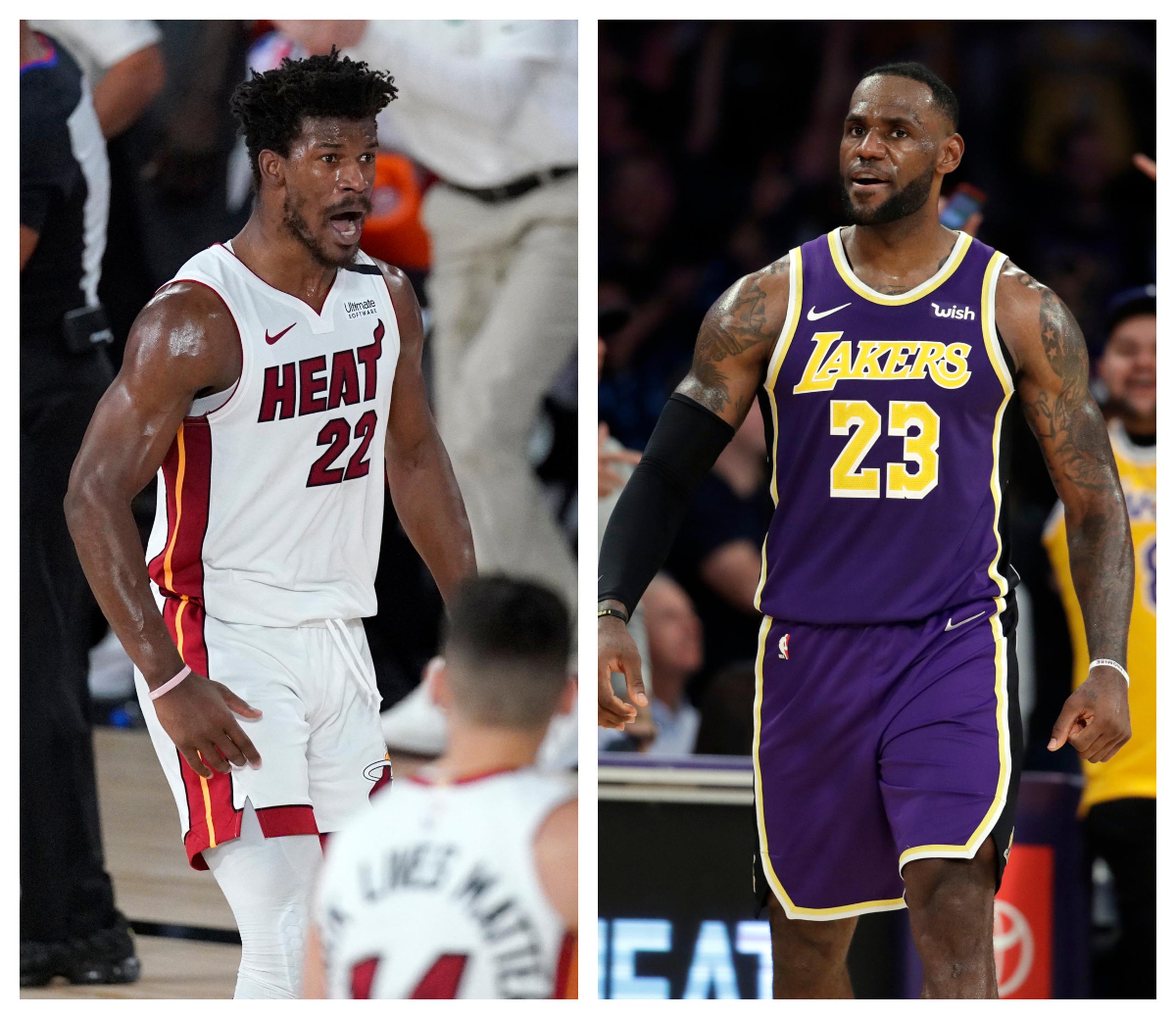 Jimmy Butler y LeBron James tienen puntos a favor para encontrarse en la final de la NBA.
