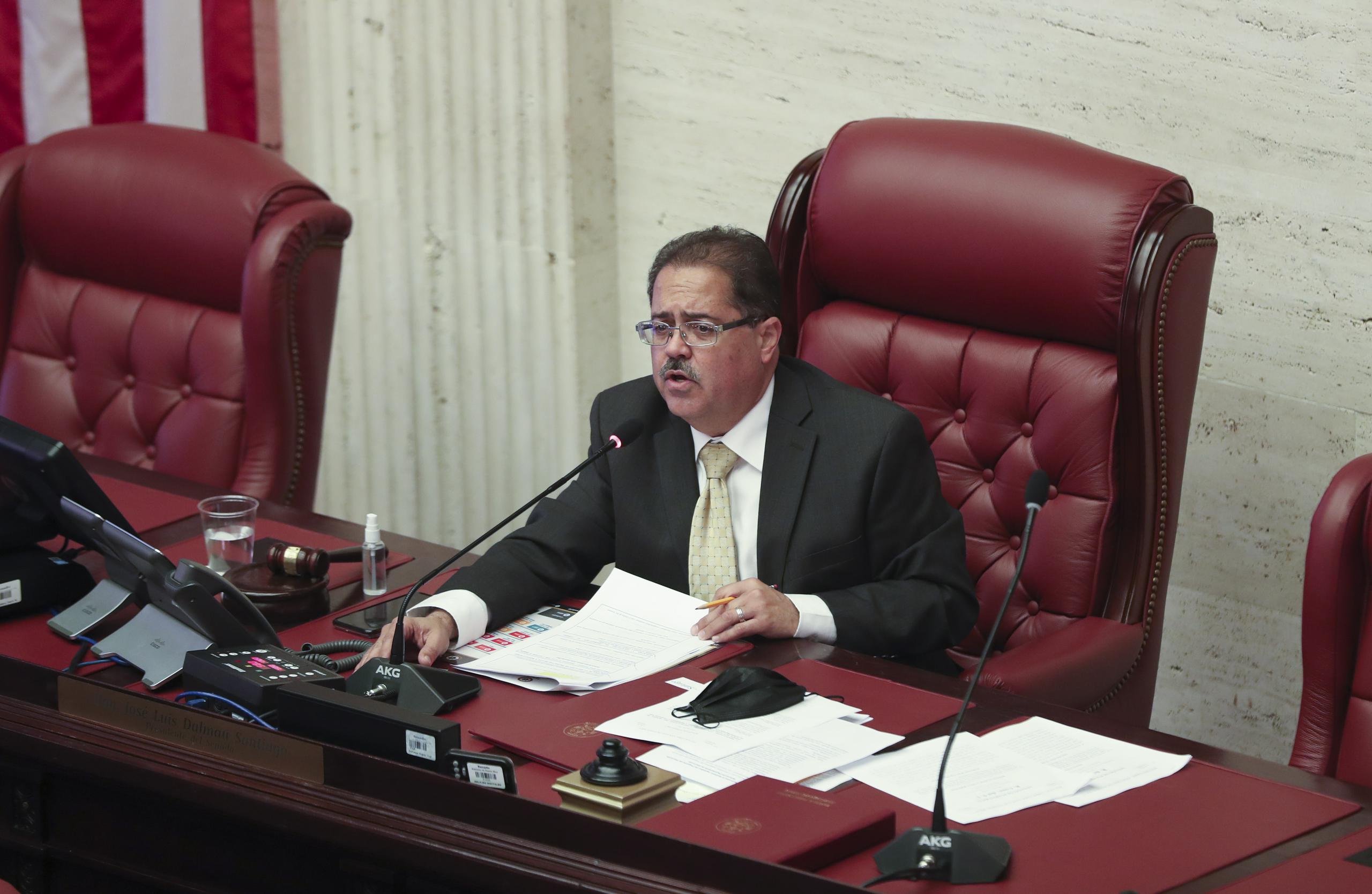 El presidente del Senado, José Luis Dalmau.