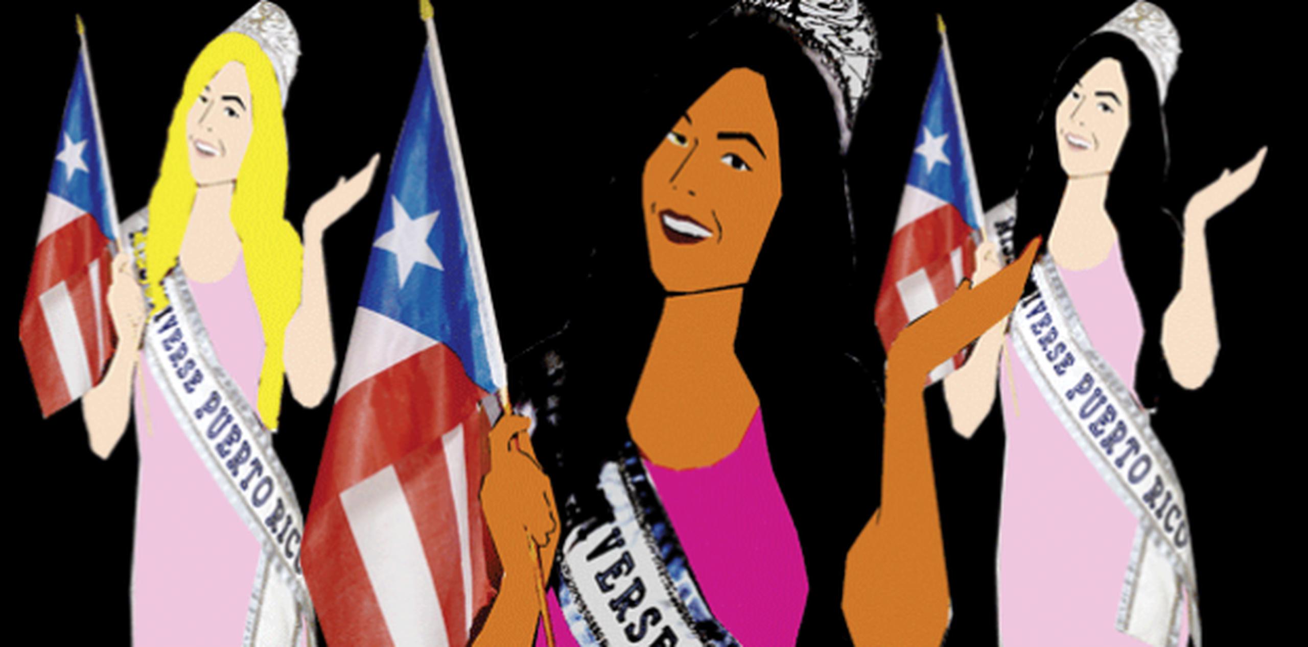 Las 38 candidatas a la corona de Miss Puerto Rico Universe 2017 ya se encuentran en la recta final. (Ilustración-fotomontaje / Olga Román)