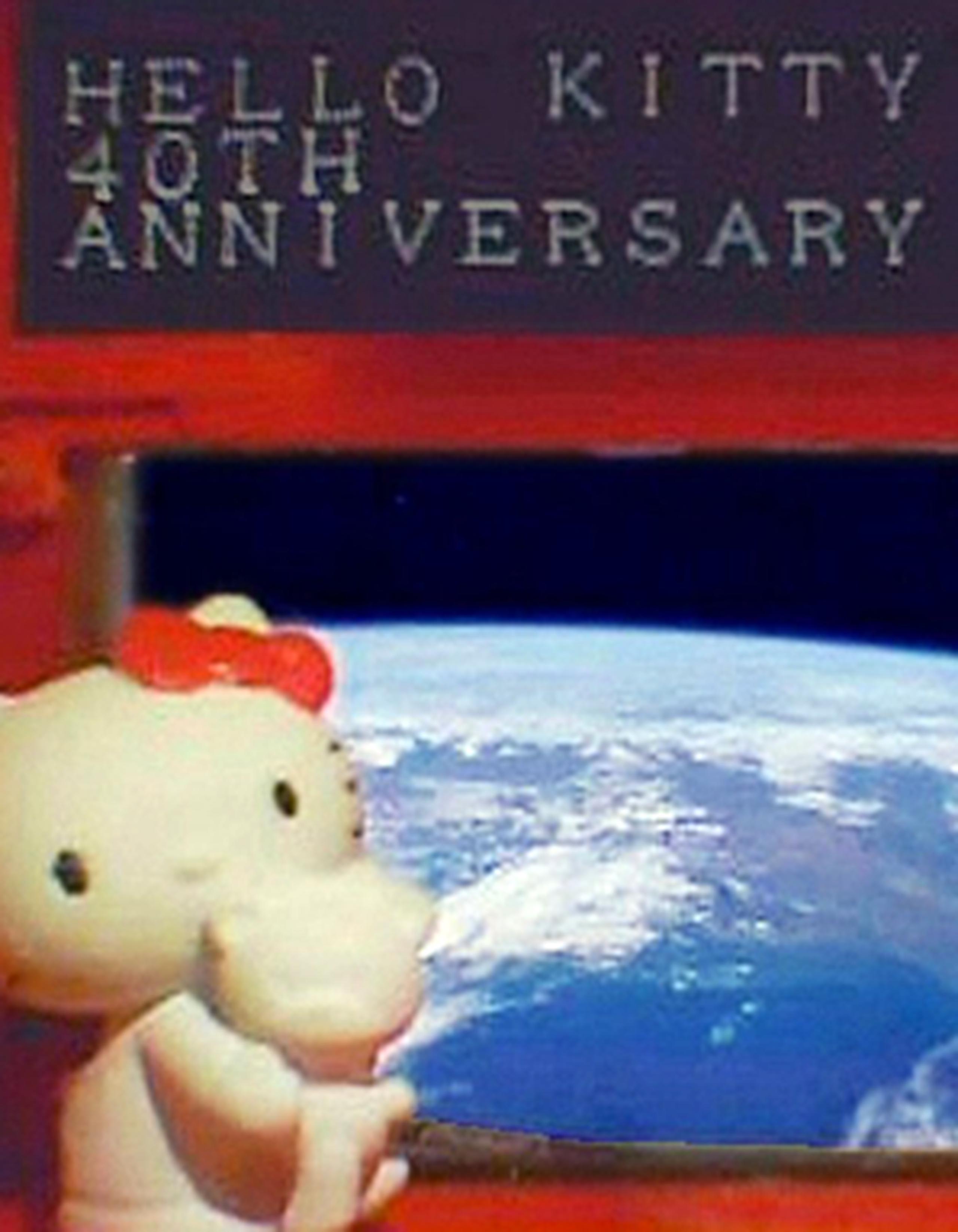 Con motivo del 40 cumpleaños de Hello Kitty, la empresa Sanrio subió a bordo del satélite "Hodoyoshi 3" un muñeco de la gata junto con una pequeña pantalla. (AP)