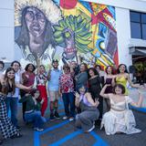 Estudiantes artistas honran a las agricultoras en nuevo mural en GFR Media