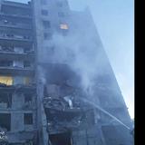 Rusia ataca edificios residenciales en ciudad costera ucraniana de Odesa