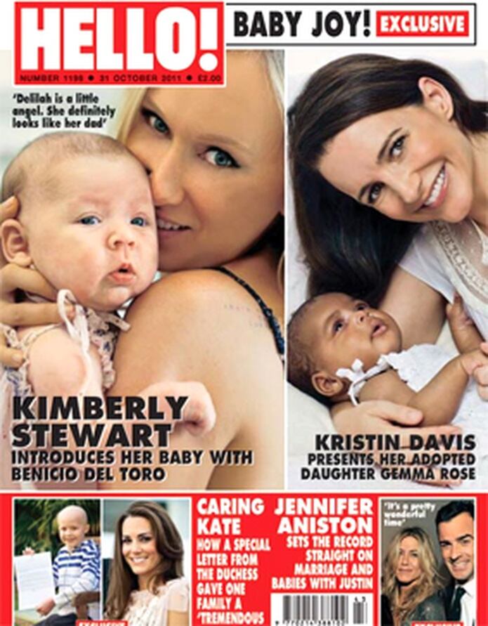 Kimberly Stewart presenta a la hija de Benicio del Toro Primera Hora