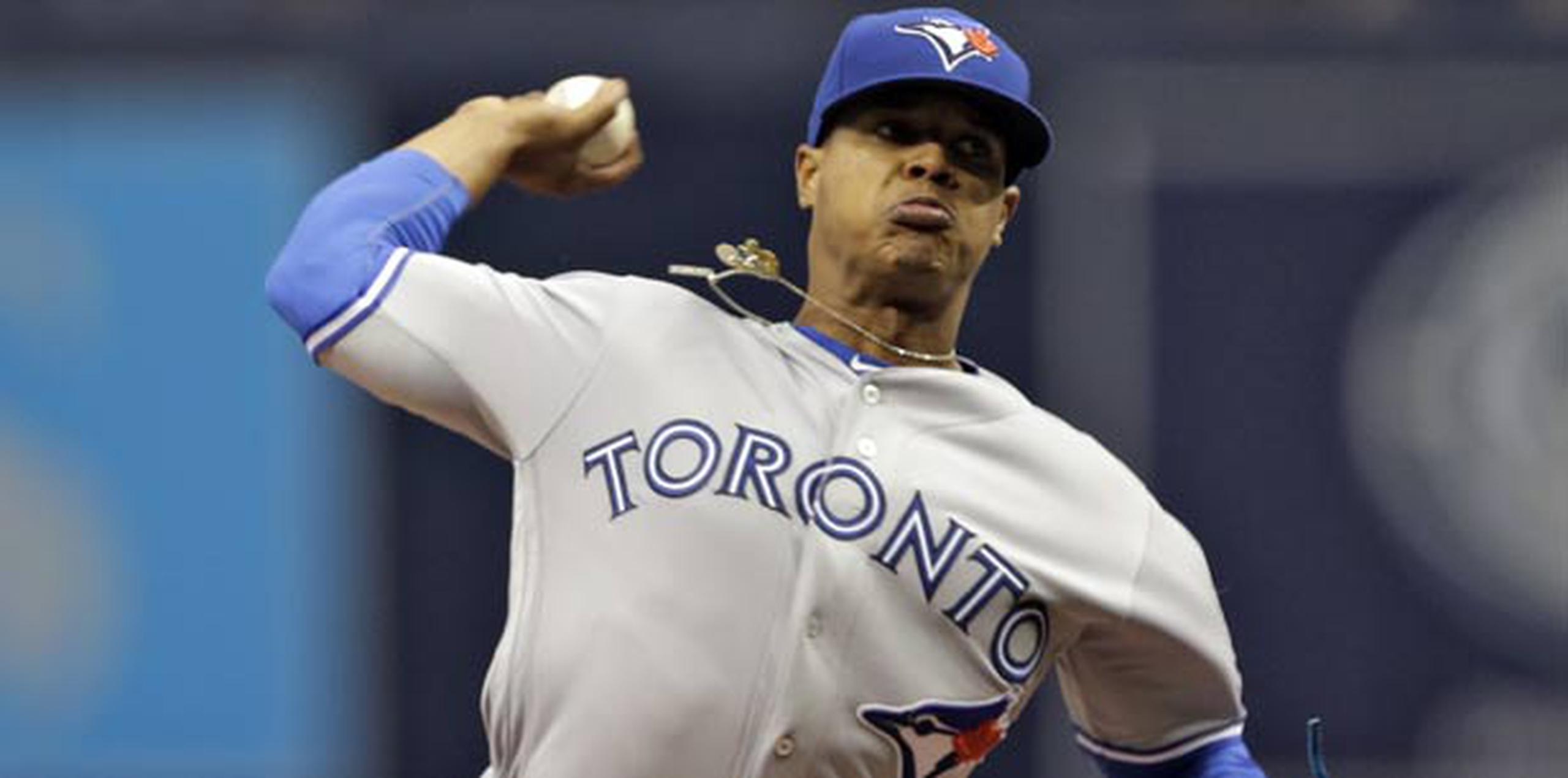 Actualemte Stroman juega con los Azulejos de Toronto. (AP/Chris O'Meara)