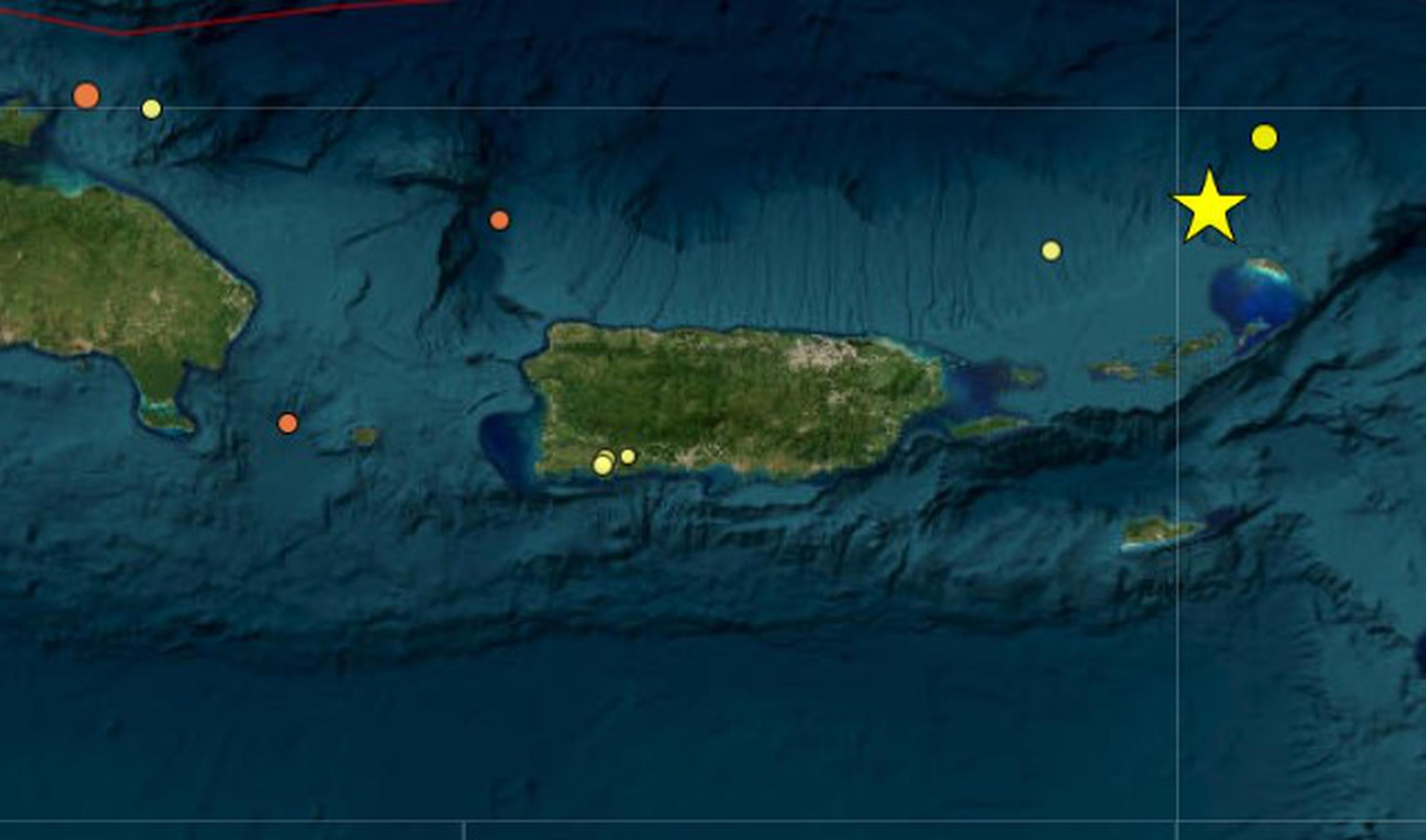No hay aviso, advertencia o vigilancia de tsunami para Puerto Rico e Islas Vírgenes.