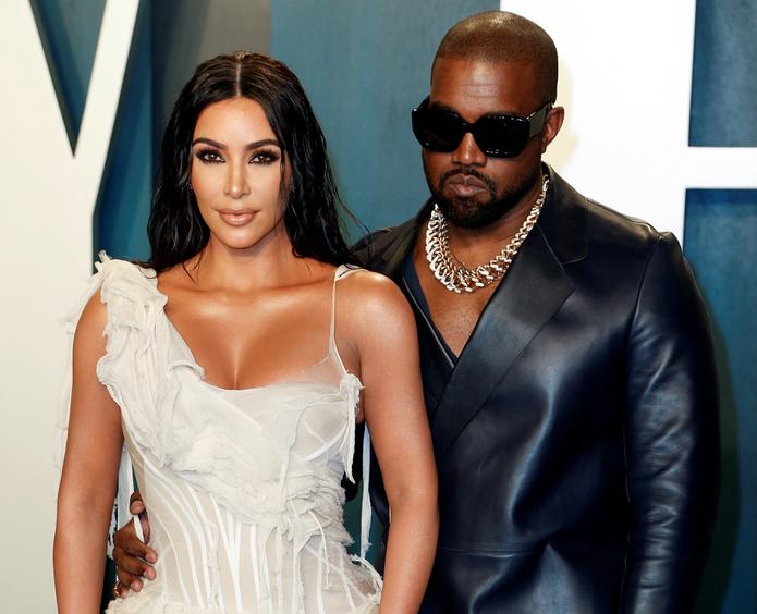 Kim Kardashian y Kaney West en la última fiesta de Vanity Fair
