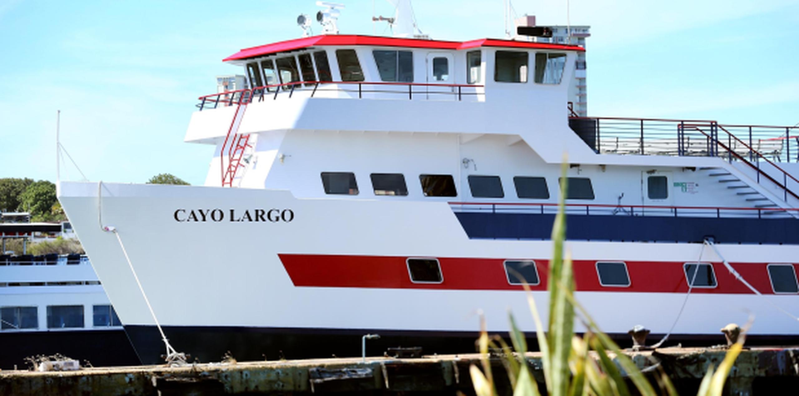 La Cayo Largo es la única de cuatro embarcaciones actualmente operando entre las islas municipio y el resto de Puerto Rico. (Archivo)
