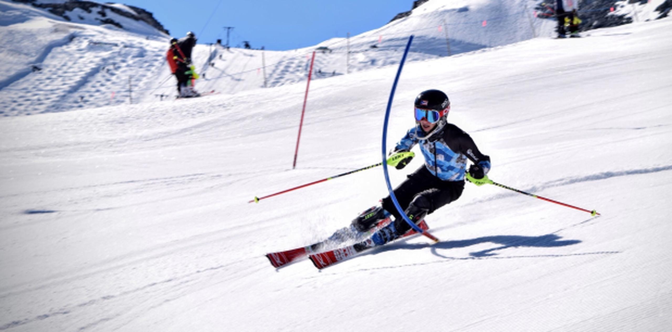 Charles Flaherty finalizó en la posición 73 entre los 110 esquiadores que comenzaron la competencia. (Suministrada)