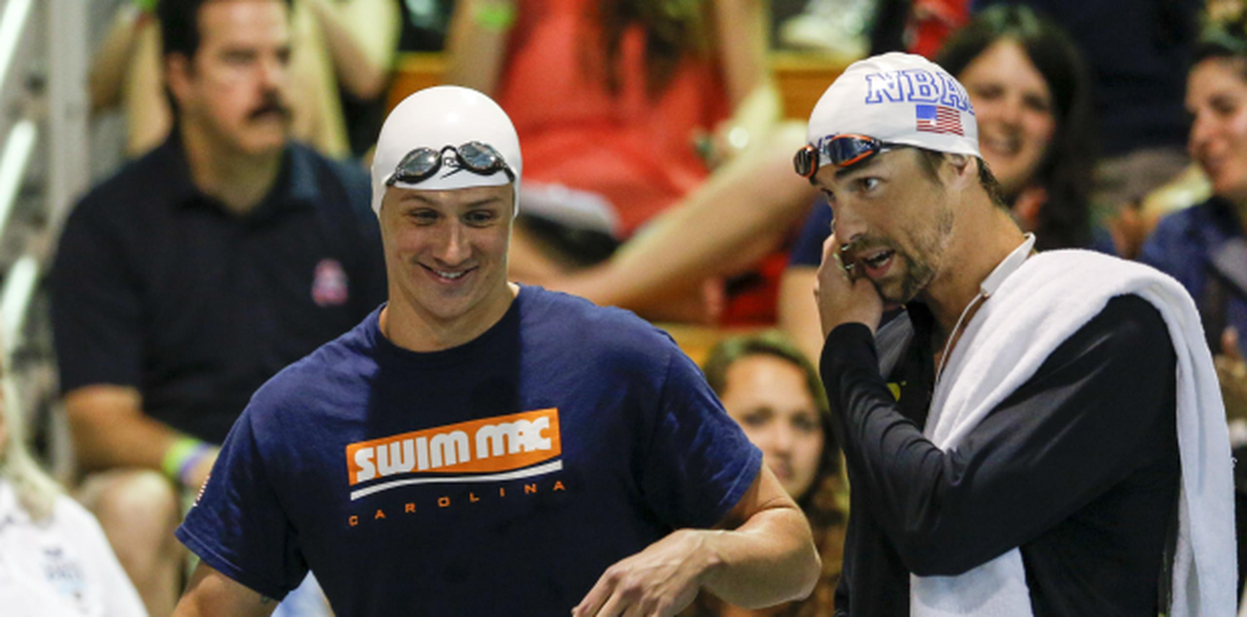 Lotche y Phelps ganaron oro en equipo en los Juegos Olímpicos. (Prensa Asociada)