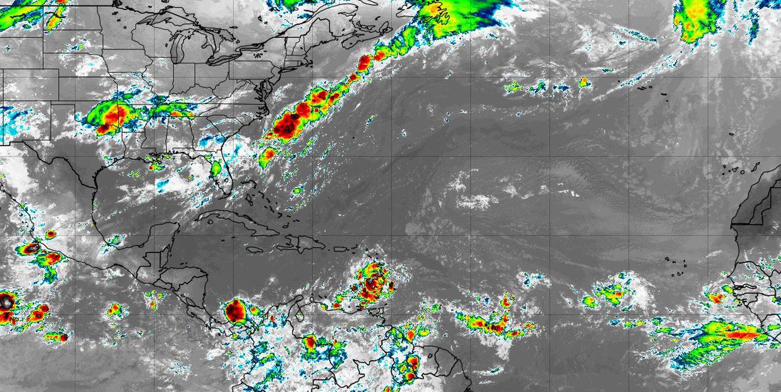 Tres sistemas en el Atlántico pudieran tener algún tipo de desarrollo esta semana.