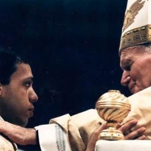 Cara a cara con el papa Juan Pablo II: "Yo me deshice en lágrimas"
