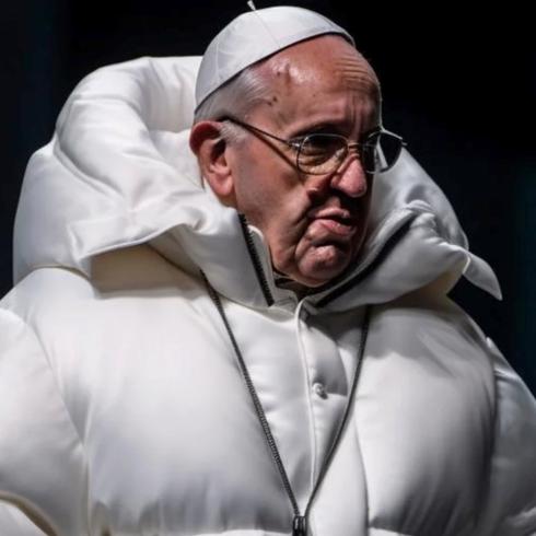 ¿Cambió de "look" papa Francisco? Lo que debes saber de las fotos falsas