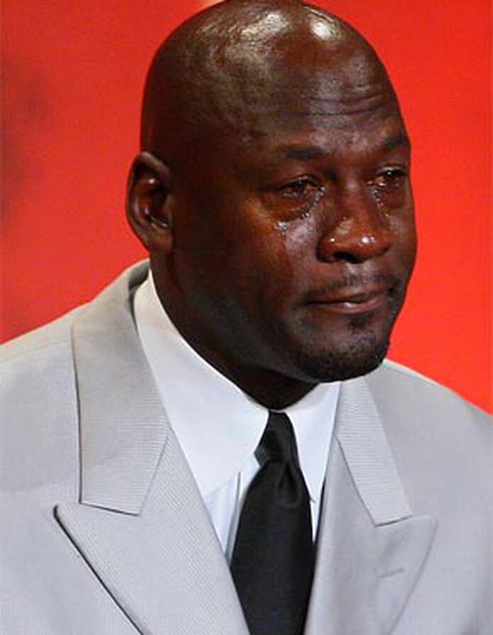 Michael Jordan reacciona a su meme en lágrimas - Primera Hora
