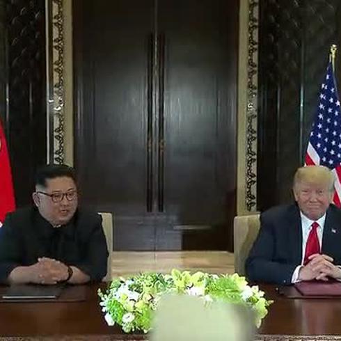 Firman acuerdo Kim Jong-un y Trump