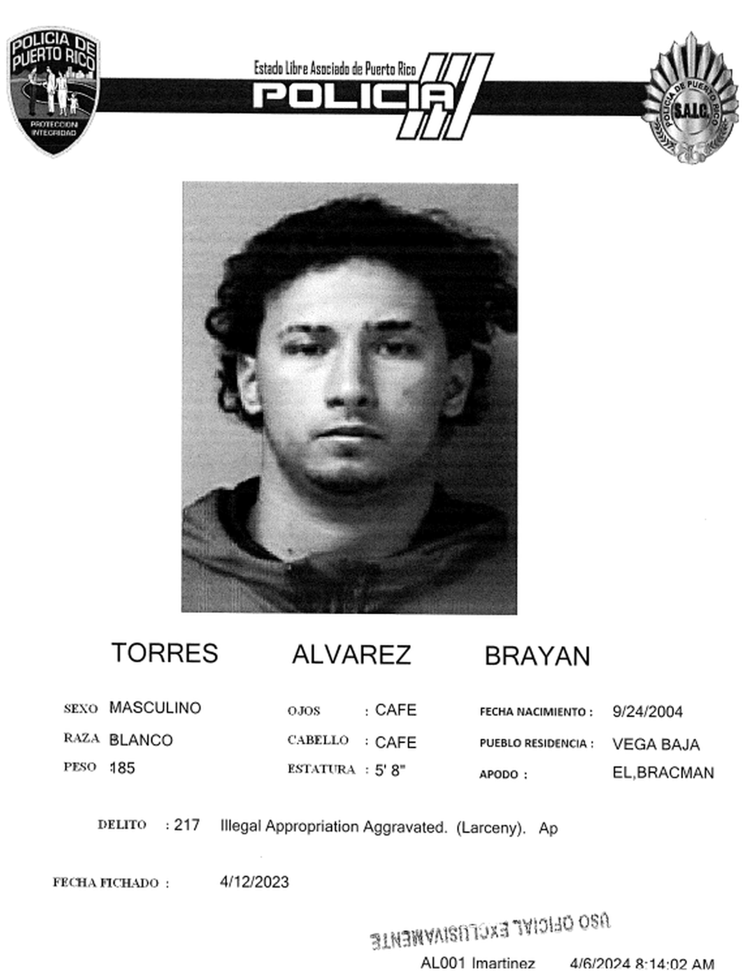 Brayan Torres Álvarez.