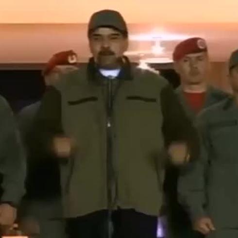 Nicolás Maduro instiga a los soldados a pelear contra Juan Guaidó