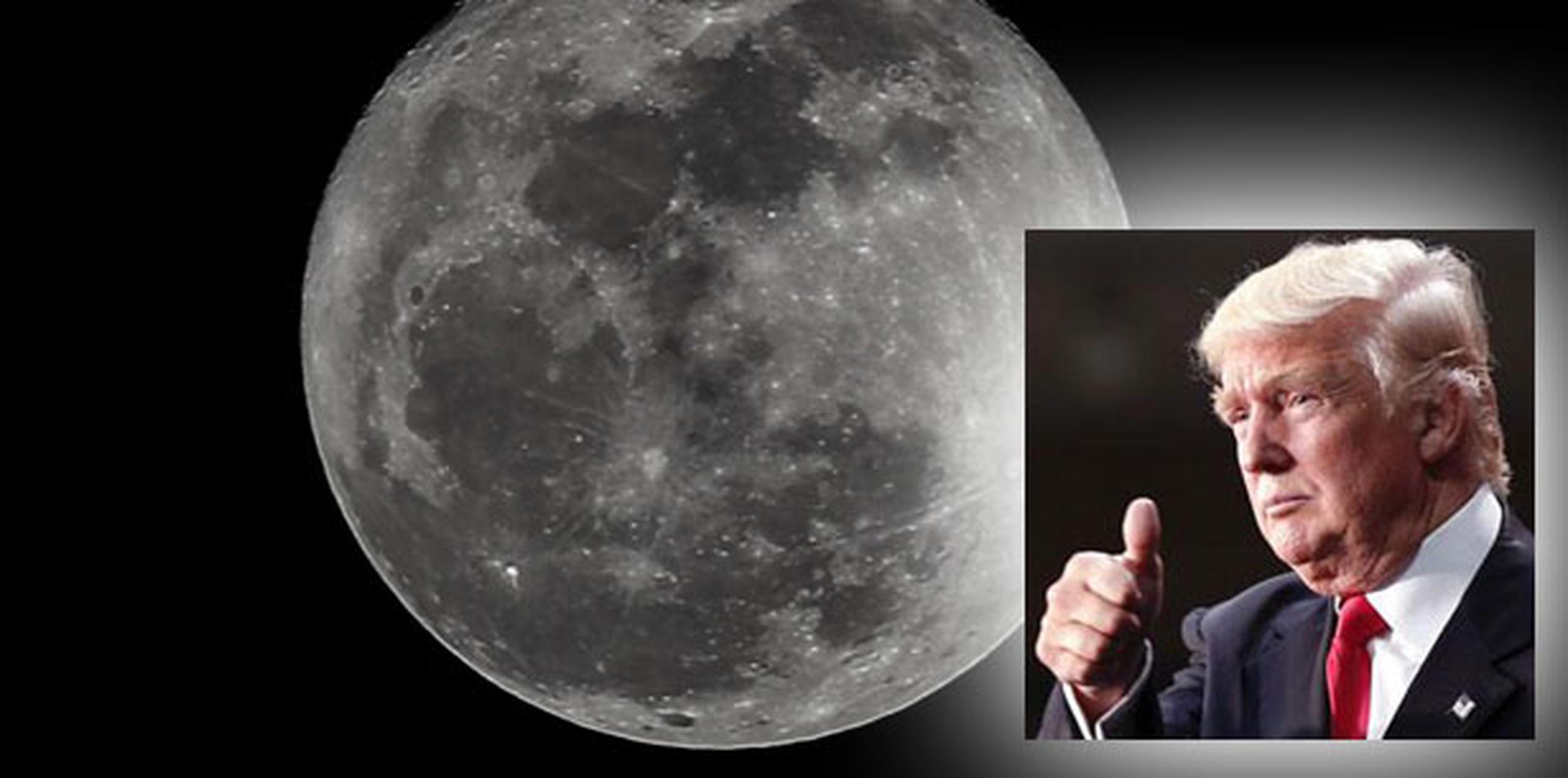 En octubre, el vicepresidente, Mike Pence, adelantó el interés de Washington en "enviar astronautas estadounidenses a la Luna". (Archivo)