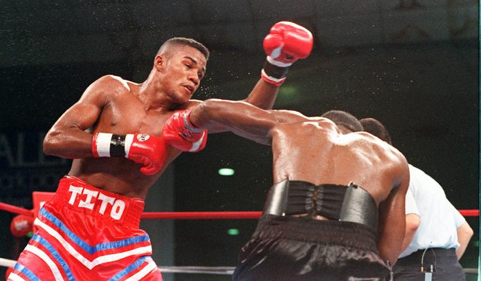 El único combate de Félix Trinidad en Atlantic City ocurrió el 18 de noviembre de 1995 cuando noqueó a Larry Barnes en el cuarto asalto.