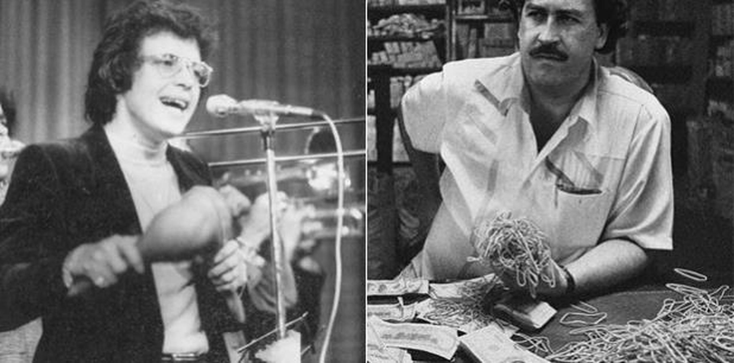 Héctor Lavoe y Pablo Escobar (Montaje)