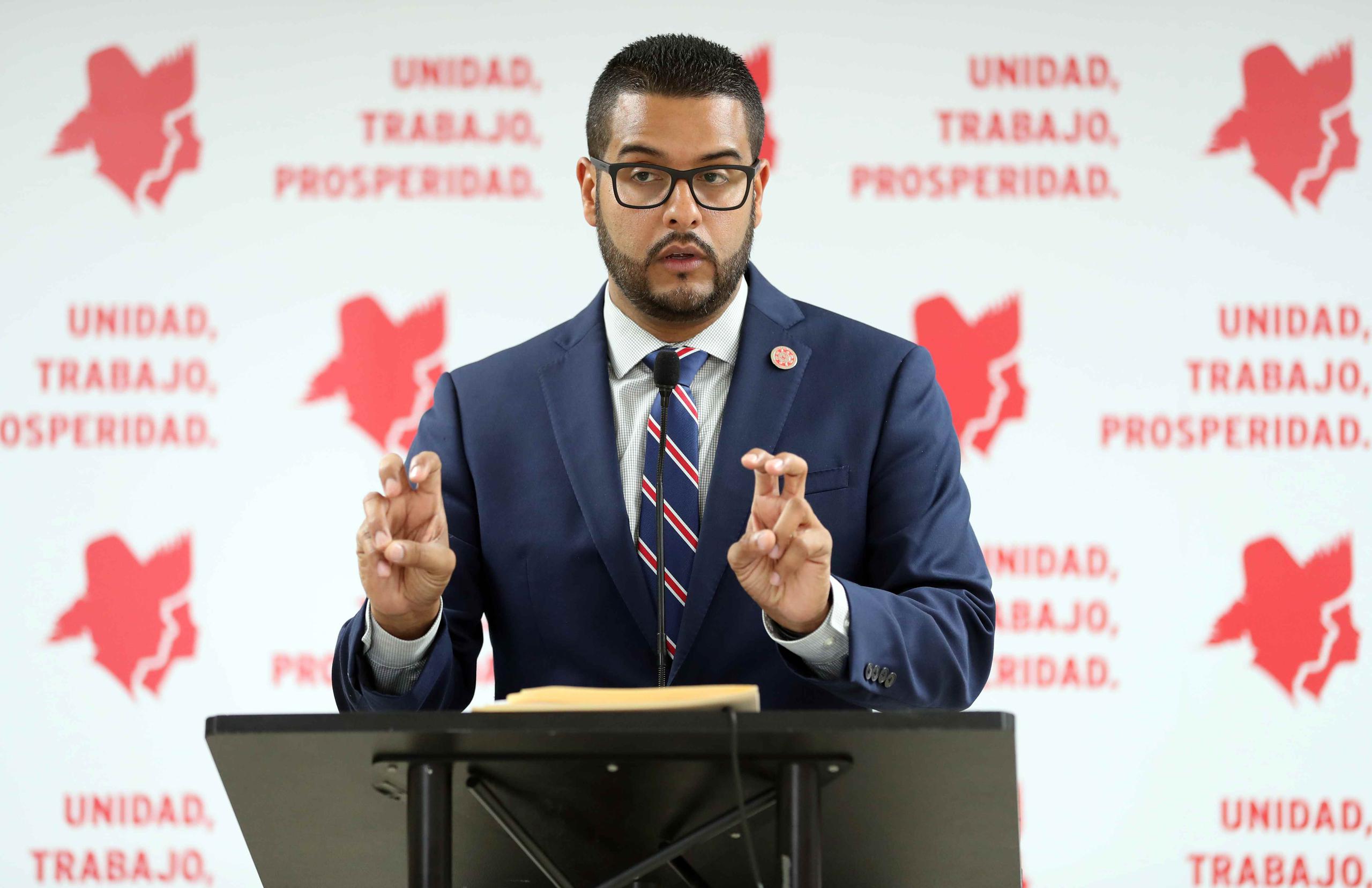 Jesus Manuel Ortiz, portavoz del PPD en la Comisión de Seguridad de la Cámara de Representantes.