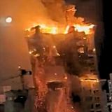 Impactante incendio en rascacielos de Brasil