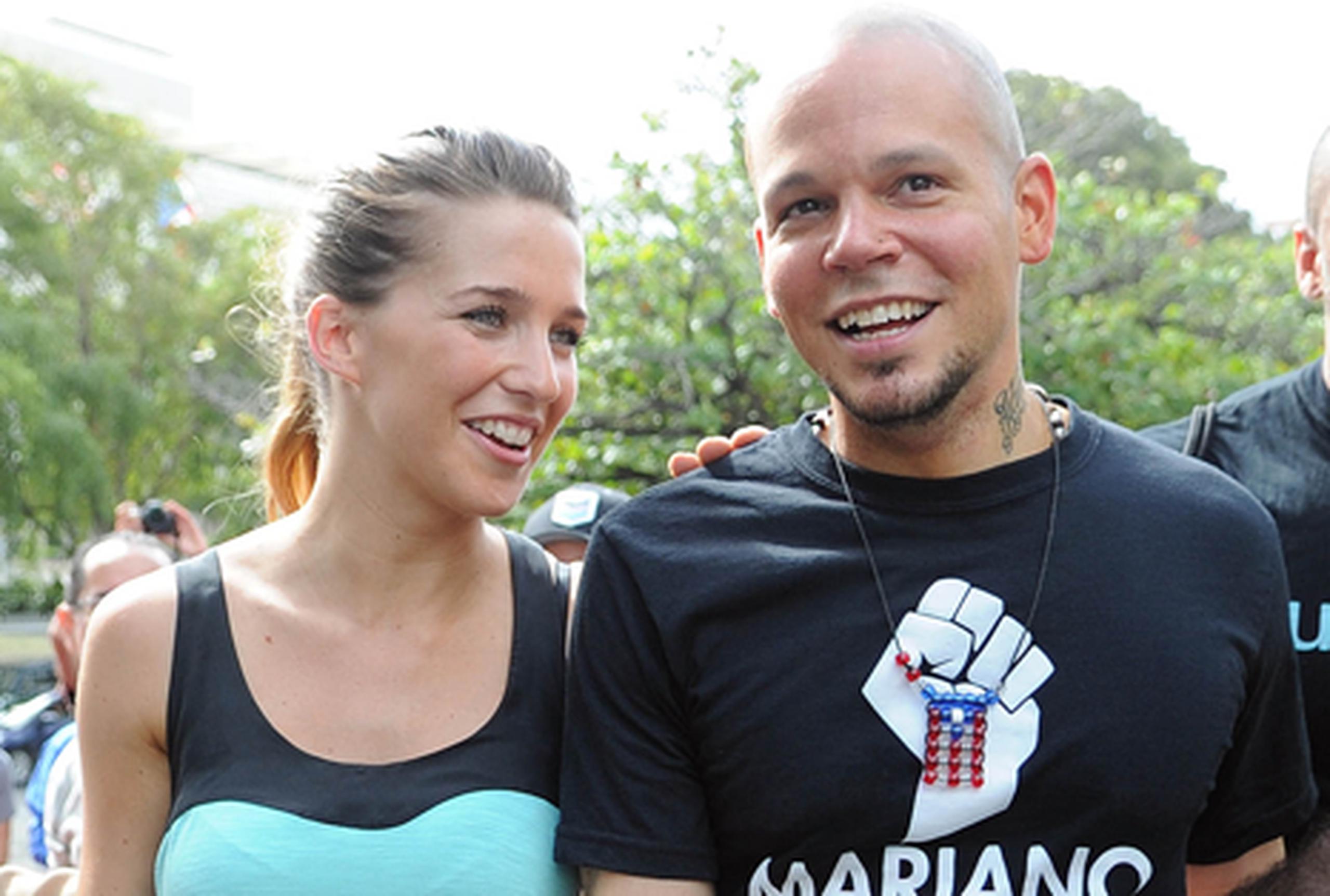 El equipo de trabajo de la agrupación Calle 13 confirmó hoy el matrimonio entre Soledad Fandiño y René Pérez. (Archivo)