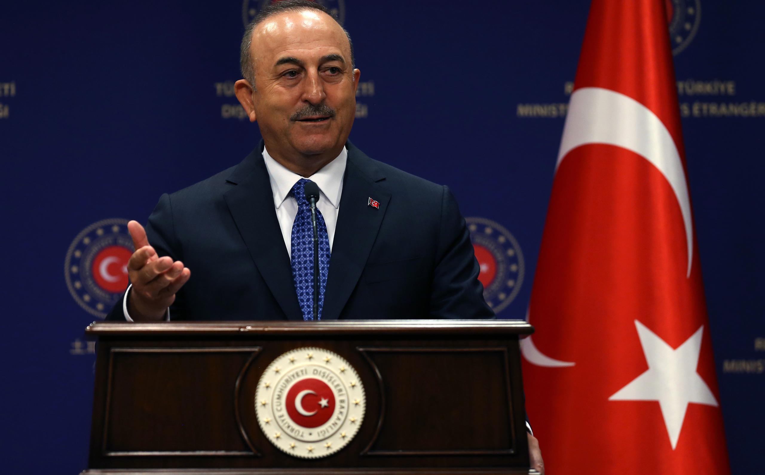 El ministro de Asuntos Exteriores de Turquía, Mevlut Cavusoglu. (EFE/EPA/STR)