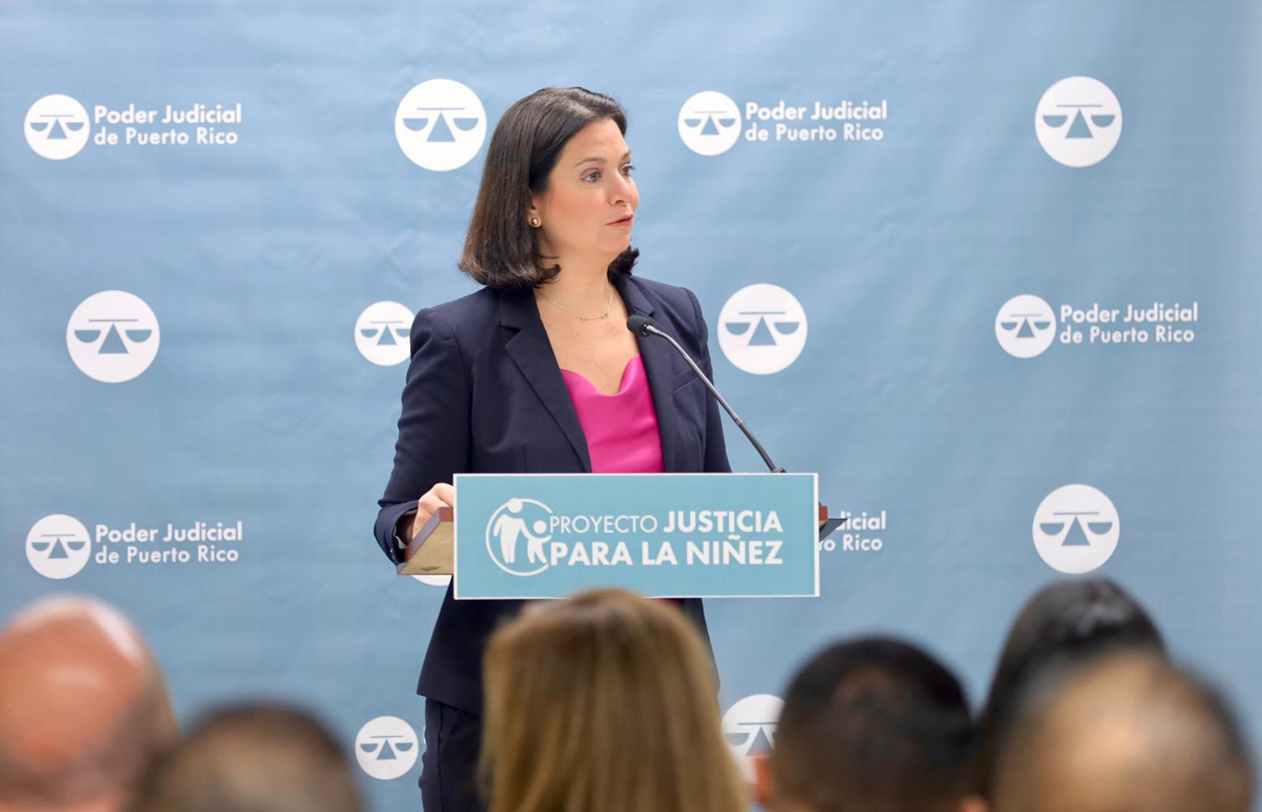 La jueza presidenta del Tribunal Supremo, Maite D. Oronoz Rodríguez, anunció la expansión del Proyecto Justicia para la Niñez del Poder Judicial a la Región Judicial de Ponce.