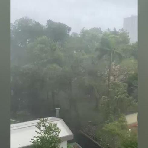 Vientos de potencial ciclón tropical en San Juan