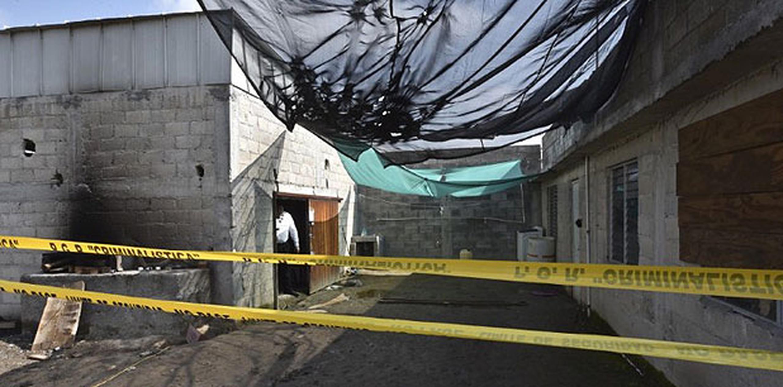 Vista de la casa donde se presume que escapó el narcotraficante. (AFP / Yuri Cortez)