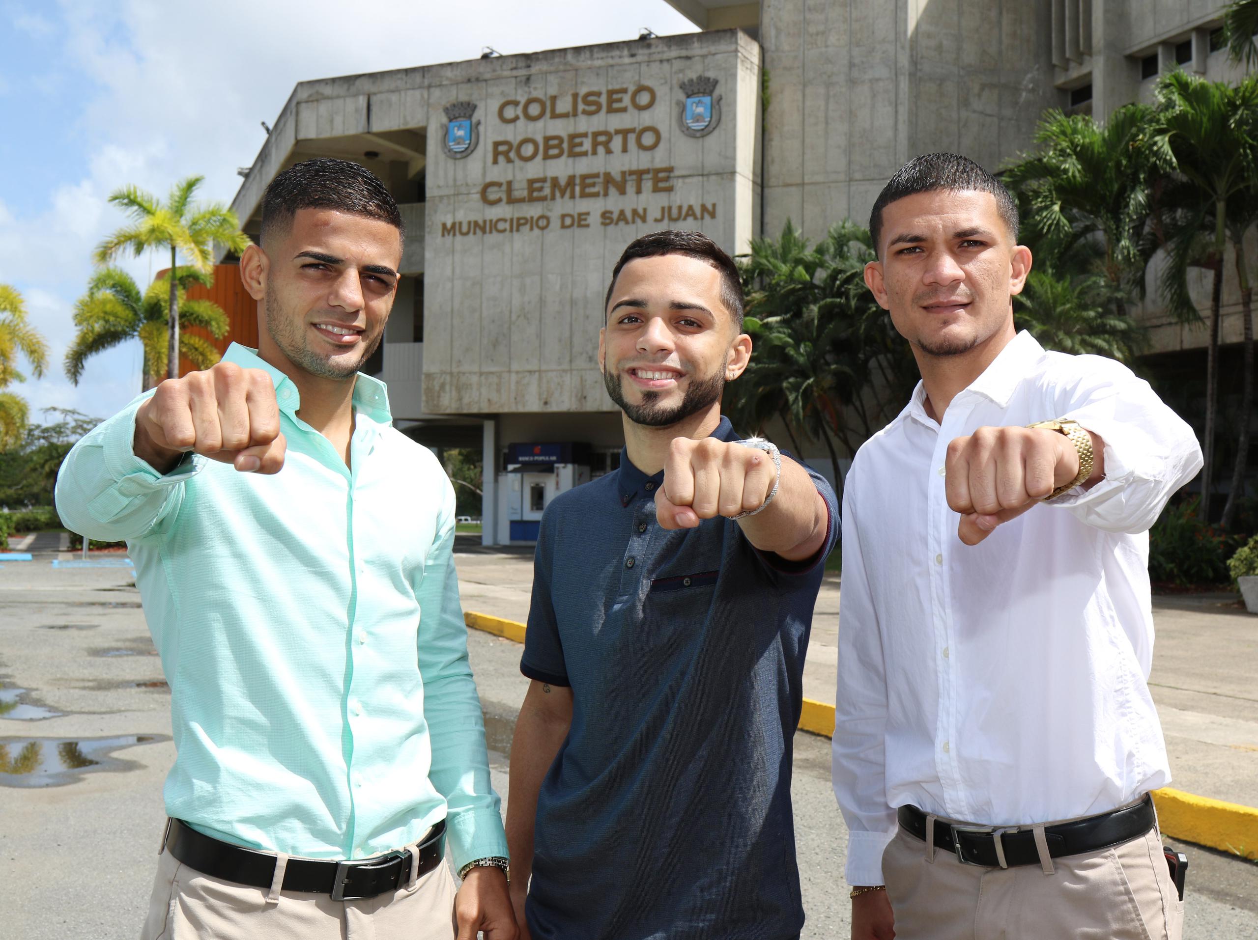 Carlos ‘Purin’ Caraballo, Oscar ‘El Pupilo’ Collazo y José ‘Chiquiro’ Martínez se presentarán por primera vez en el Coliseo Roberto Clemente.