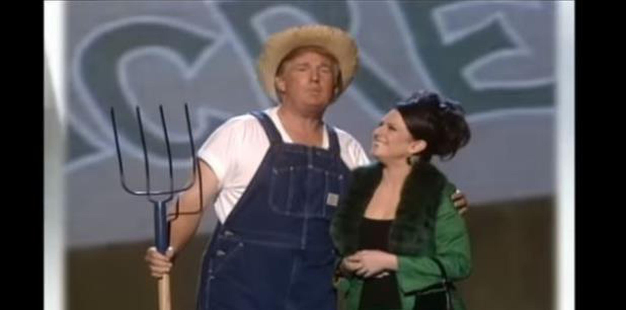 Tiempo después, Megan Mullally le contó a Stephen Colbert que el presidente se tomó muy en serio su actuación. (Captura)